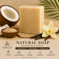 Natural soap  coconut  oatmeal vanilla