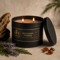 Aureo Co. Midnight Timber Candle – 8 oz