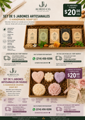 AUREO CO. Essential Handmade Soap Gift Set – 5 Natural Soaps